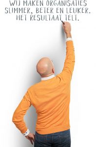 Quote. Wij maken organisaties slimmer, beter en leuker, Het resultaat telt